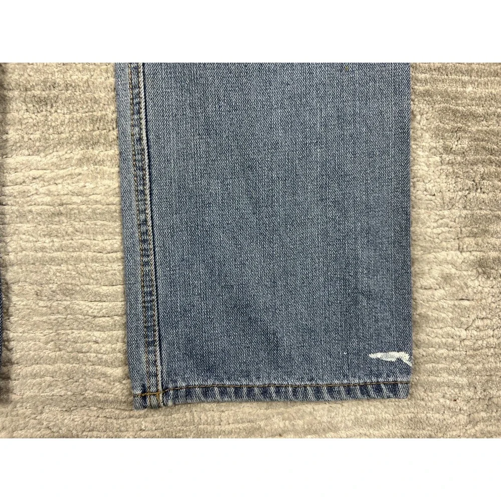 Levi's Jeans Boys 28x27 Blue 514 Straight Medium‎ Wash Denim Classic Fit